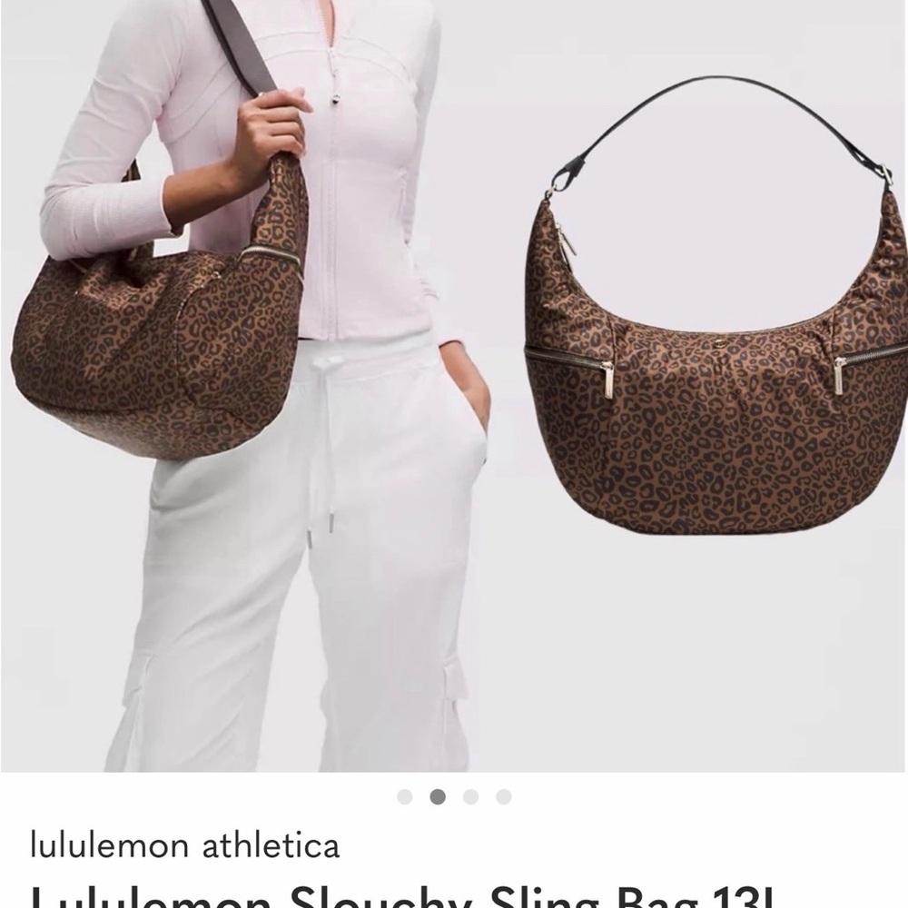 lululemon athletica Leopard Print Hobo Bag 13L - Picture 4 of 7
